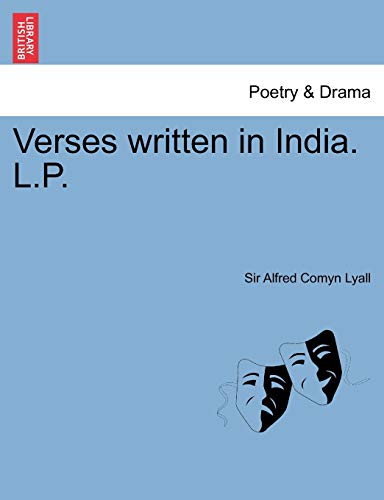 Stock image for Verses Written in India. L.P. for sale by Ebooksweb