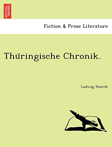 Stock image for Thu Ringische Chronik. for sale by Lucky's Textbooks