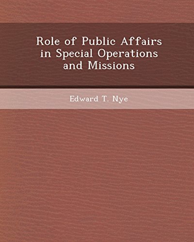 9781243392732: Role of Public Affairs in Special Operations and Missions