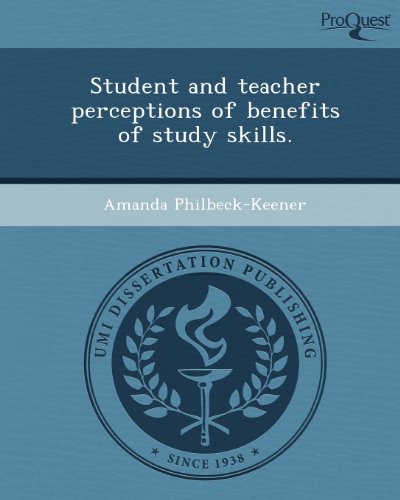 Beispielbild fr Student and Teacher Perceptions of Benefits of Study Skills zum Verkauf von Rheinberg-Buch Andreas Meier eK