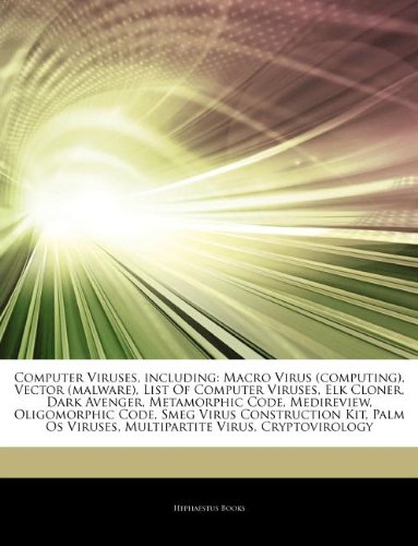 Beispielbild fr Articles On Computer Viruses, Including: zum Verkauf von Kennys Bookstore