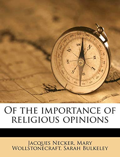 9781245426657: Of the Importance of Religious Opinions