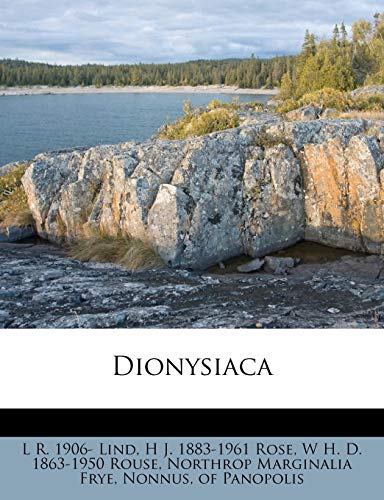 Stock image for Dionysiaca for sale by The Book Lady Bookstore