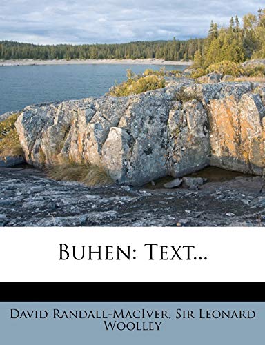 Buhen: Text... (9781247065076) by Randall-Maciver, David