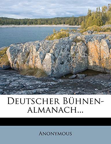 9781248103388: Deutscher Bhnen-almanach... (German Edition)