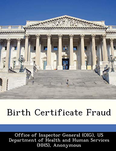 9781249113522: Birth Certificate Fraud