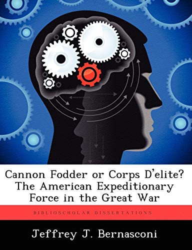 Imagen de archivo de Cannon Fodder or Corps D'Elite? the American Expeditionary Force in the Great War a la venta por Lucky's Textbooks