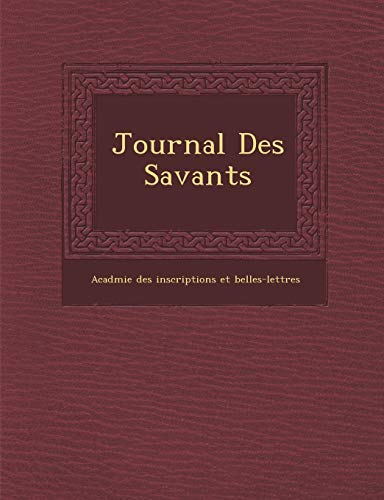 9781249996231: Journal Des Savants