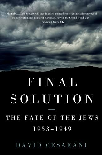 Beispielbild fr Final Solution : The Fate of the Jews 1933-1949 zum Verkauf von Better World Books