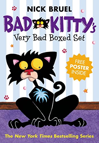 Imagen de archivo de Bad Kitty's Very Bad Boxed Set Number 1: Bad Kitty Gets a Bath, Happy Birthday Bad Kitty, Bad Kitty vs. Uncle Murray a la venta por HPB-Diamond