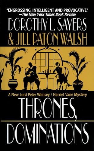 9781250017437: Thrones, Dominations: A Lord Peter Wimsey / Harriet Vane Mystery: 1