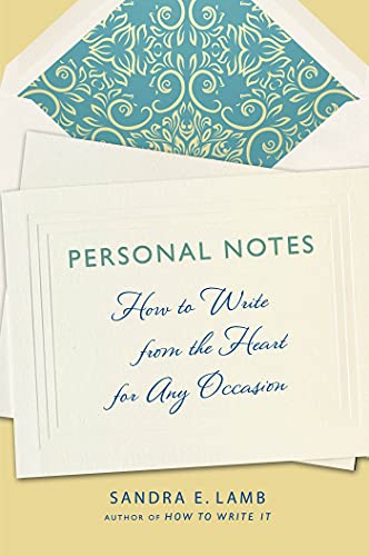 Stock image for Personal Notes for sale by Better World Books