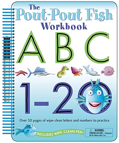 Stock image for The Pout-Pout Fish: Wipe Clean Workbook ABC, 1-20: Over 50 Pages of Wipe-Clean Letters and Numbers to Practice (A Pout-Pout Fish Novelty) for sale by Jenson Books Inc