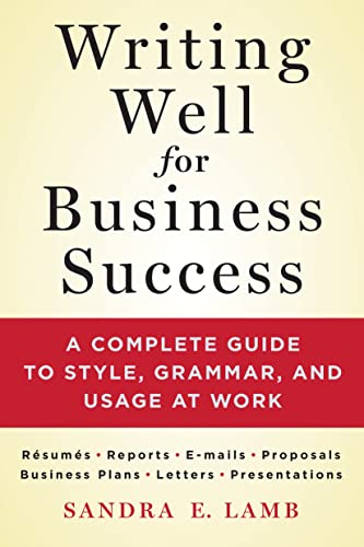 Stock image for Writing Well for Business Success for sale by ZBK Books