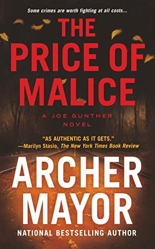 Imagen de archivo de The Price of Malice: A Joe Gunther Novel (Joe Gunther Series, 20) a la venta por BooksRun