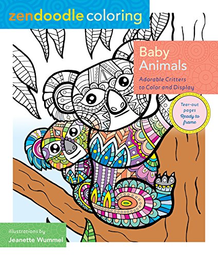 Beispielbild fr Zendoodle Coloring: Baby Animals: Adorable Critters to Color and Display zum Verkauf von Your Online Bookstore