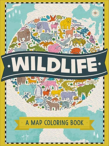Stock image for Wildlife: A Map Coloring Book for sale by SecondSale