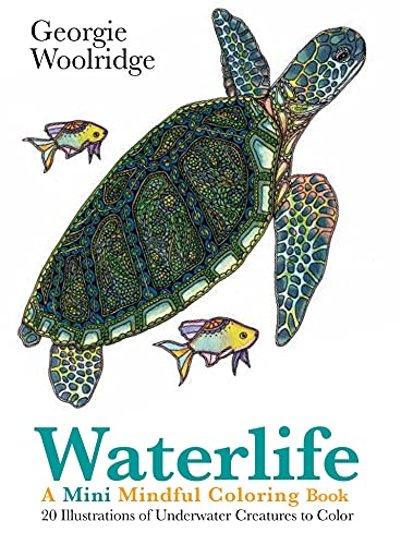 Beispielbild fr Waterlife: A Mini Mindful Coloring Book zum Verkauf von Better World Books