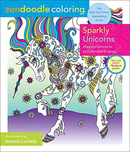 Zendoodle Coloring: Sparkly Unicorns