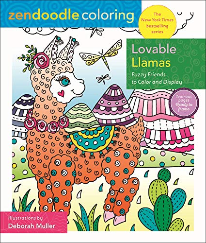 Stock image for Zendoodle Coloring: Lovable Llamas: Fuzzy Friends for sale by Russell Books