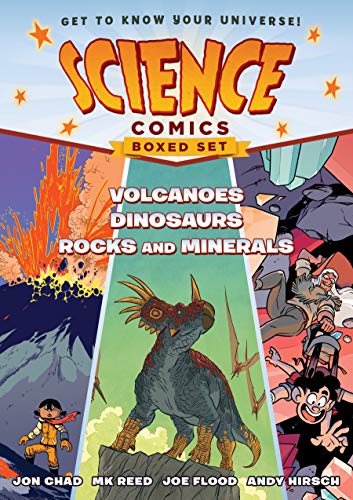 Beispielbild fr Science Comics Boxed Set: Volcanoes, Dinosaurs, and Rocks and Minerals zum Verkauf von Blackwell's