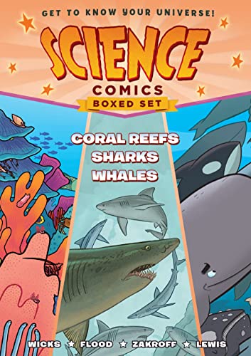 9781250269447: Science Comics: Coral Reefs / Sharks / Whales