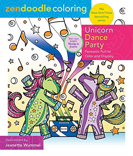 Beispielbild fr Zendoodle Coloring: Unicorn Dance Party: Fantasti zum Verkauf von Russell Books