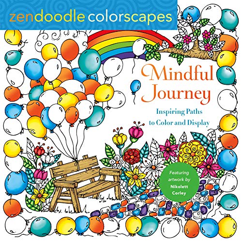 Imagen de archivo de Zendoodle Colorscapes: Mindful Journey: Inspiring Paths to Color and Display a la venta por Half Price Books Inc.