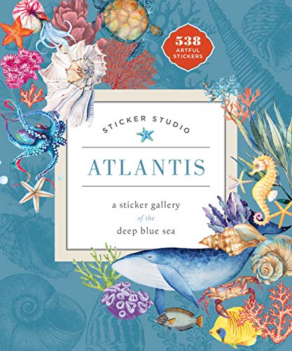 Beispielbild fr Sticker Studio: Atlantis: A Sticker Gallery of the Deep Blue Sea zum Verkauf von GF Books, Inc.