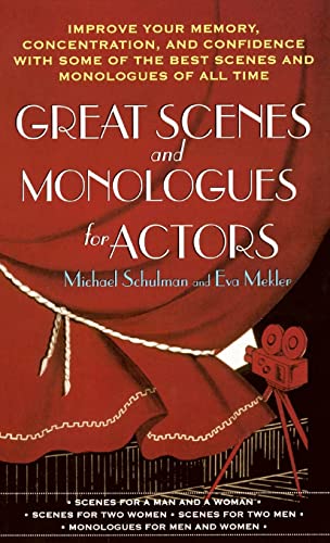 Beispielbild fr Great Scenes and Monologues for Actors zum Verkauf von BooksRun