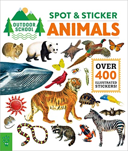 Stock image for Outdoor School: Spot & Sticker Animals for sale by More Than Words