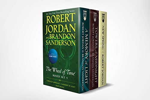 Beispielbild für Wheel of Time Premium Boxed Set V: Book 13: Towers of Midnight, Book 14: A Memory of Light, Prequel: New Spring zum Verkauf von HPB-Emerald