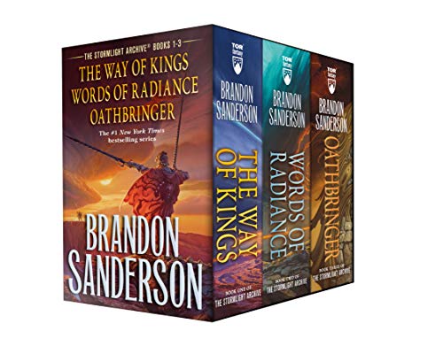 Imagen de archivo de Stormlight Archive MM Boxed Set I, Books 1-3: The Way of Kings, Words of Radiance, Oathbringer (The Stormlight Archive) a la venta por Goodwill