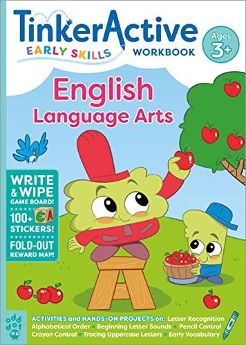 9781250784414: TinkerActive Early Skills English Language Arts Workbook Ages 3+ (TinkerActive Workbooks)