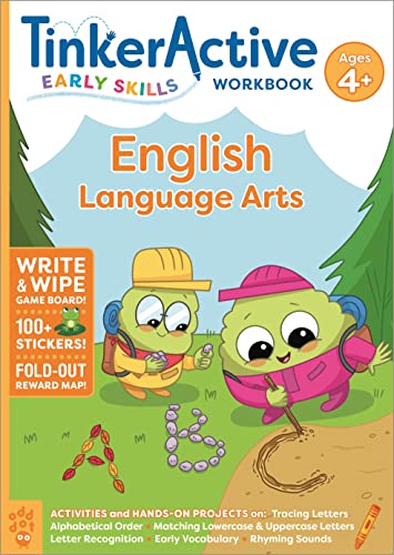 Stock image for TinkerActive Early Skills English Language Arts Workbook Ages 4+ (TinkerActive Workbooks) for sale by HPB-Movies