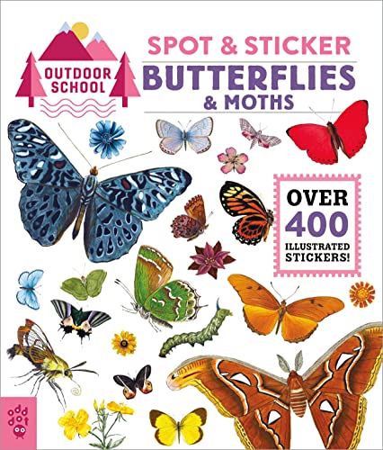 Stock image for Outdoor School: Spot & Sticker Butterflies & Moths (Paperback) for sale by Grand Eagle Retail