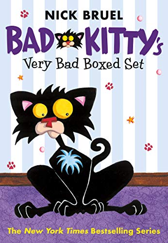 Imagen de archivo de Bad Kitty's Very Bad Boxed Set: Bad Kitty Gets a Bath/Happy Birthday, Bad Kitty/Bad Kitty vs the Babysitter - with Free Poster! (Bad Kitty, 1) a la venta por BookOutlet