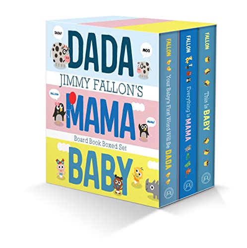 Imagen de archivo de Jimmy Fallons DADA, MAMA, and BABY Board Book Boxed Set a la venta por Blue Vase Books