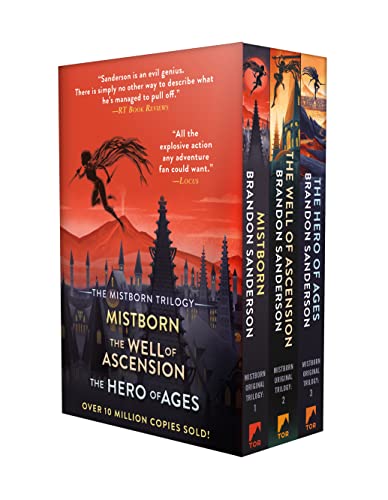 Stock image for Mistborn Trilogy TPB Boxed Set: Mistborn, The Well of Ascension, The Hero of Ages (The Mistborn Saga) for sale by Goodwill Books