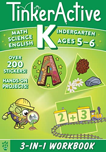 Stock image for TinkerActive Kindergarten 3-in-1 Workbook: Math, Science, English Language Arts (TinkerActive Workbooks) for sale by Half Price Books Inc.