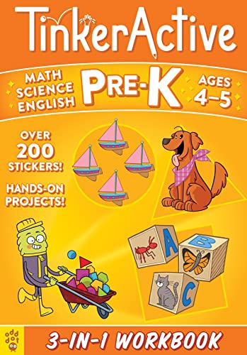 Imagen de archivo de TinkerActive Pre-K 3-in-1 Workbook: Math, Science, English Language Arts (TinkerActive Workbooks) a la venta por Zoom Books Company