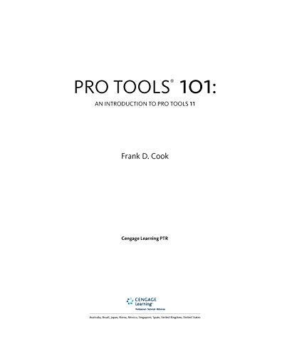 9781255774847: Pro Tools 101