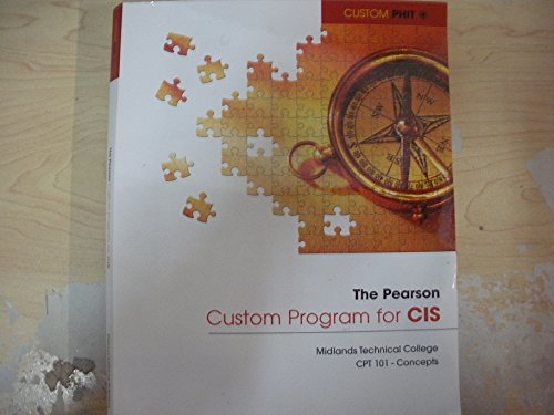 9781256003625: The Pearson Custom Program for CIS Midlands Techni