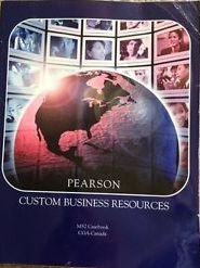 Beispielbild fr Pearson Custom Business Resources zum Verkauf von Better World Books