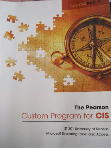 Stock image for The Pearson Custom Program for CIS for sale by HPB-Red