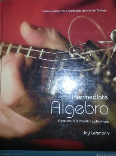 9781256058397: Intermediat Algebra Functions & Authentic Applications