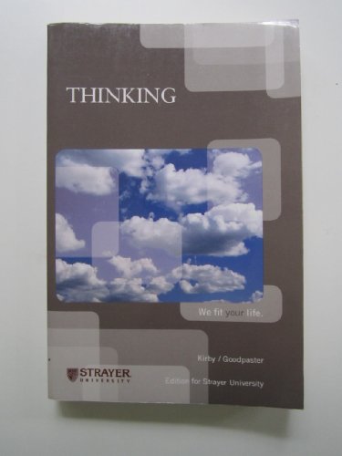Beispielbild fr Thinking (Strayer University) zum Verkauf von Wonder Book