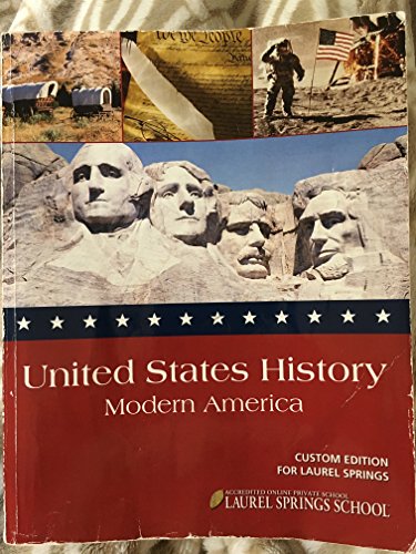 Stock image for U.S. History Modern America Paperback, Custom Edition for Laurel Springs for sale by HPB-Red