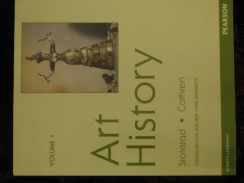 Beispielbild fr ART HISTORY VOLUME 1 CUSTOM EDITION FOR NEW YORK UNIVERSTY (VOLUME 1) zum Verkauf von Books From California