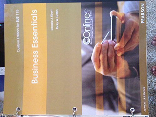 Business Essentials (9781256085447) by Ebert, Ronald J.